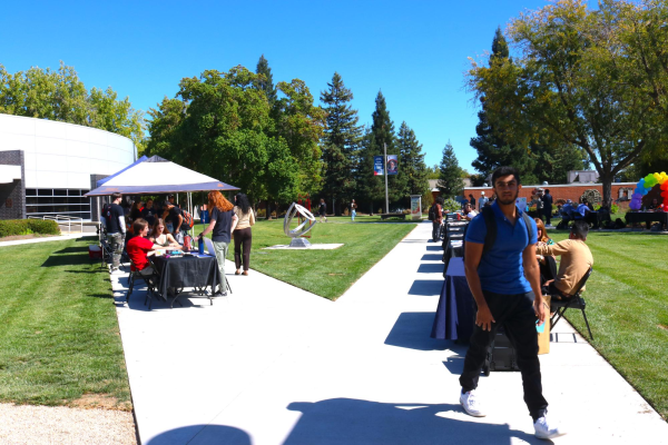 Food, games and other activities are available to students during American River College’s Club Day, pictured here on Oct. 3. 2023 (File Photo)