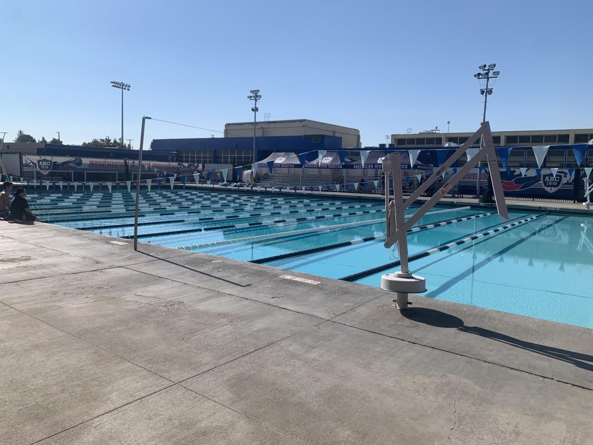 The ARC pool is a hub where many student athletes train and socialize, pictured here on October 3, 2024. (Photo by Khushi Salgia)