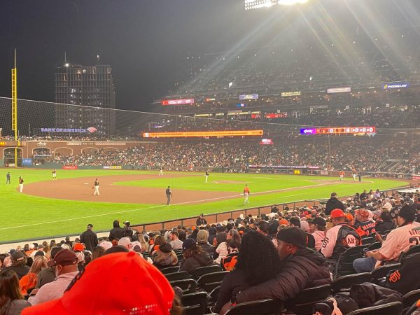 The season of struggle continued for the SF Giants as they try to hold onto the lead as they face the Baltimore Orioles in their orange jersey at Oracle Park on June 3, 2023 (Photo by Clifton Bullock )