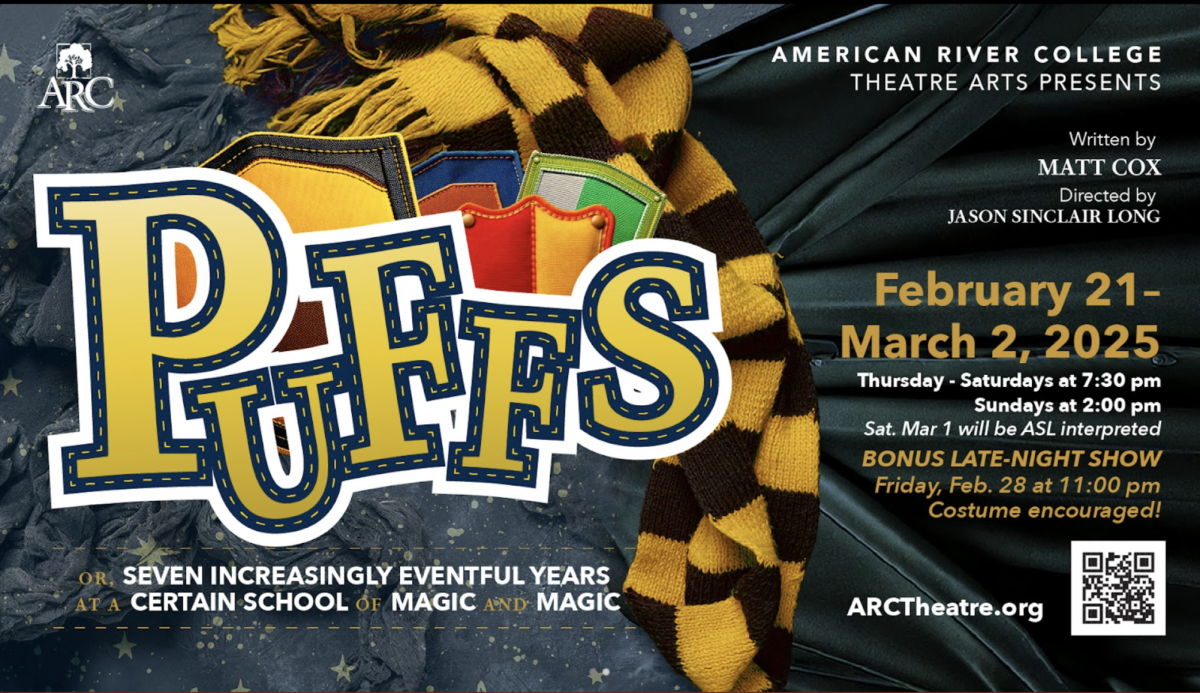 Puffs will run through March 2 at American River College. (Image courtesy of ARC Theatre Department) 